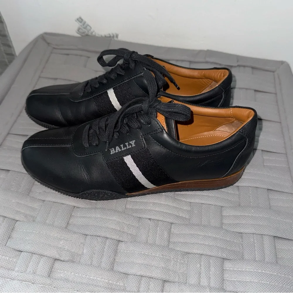 Bally Francesca Sneakers Leather Black 7.5